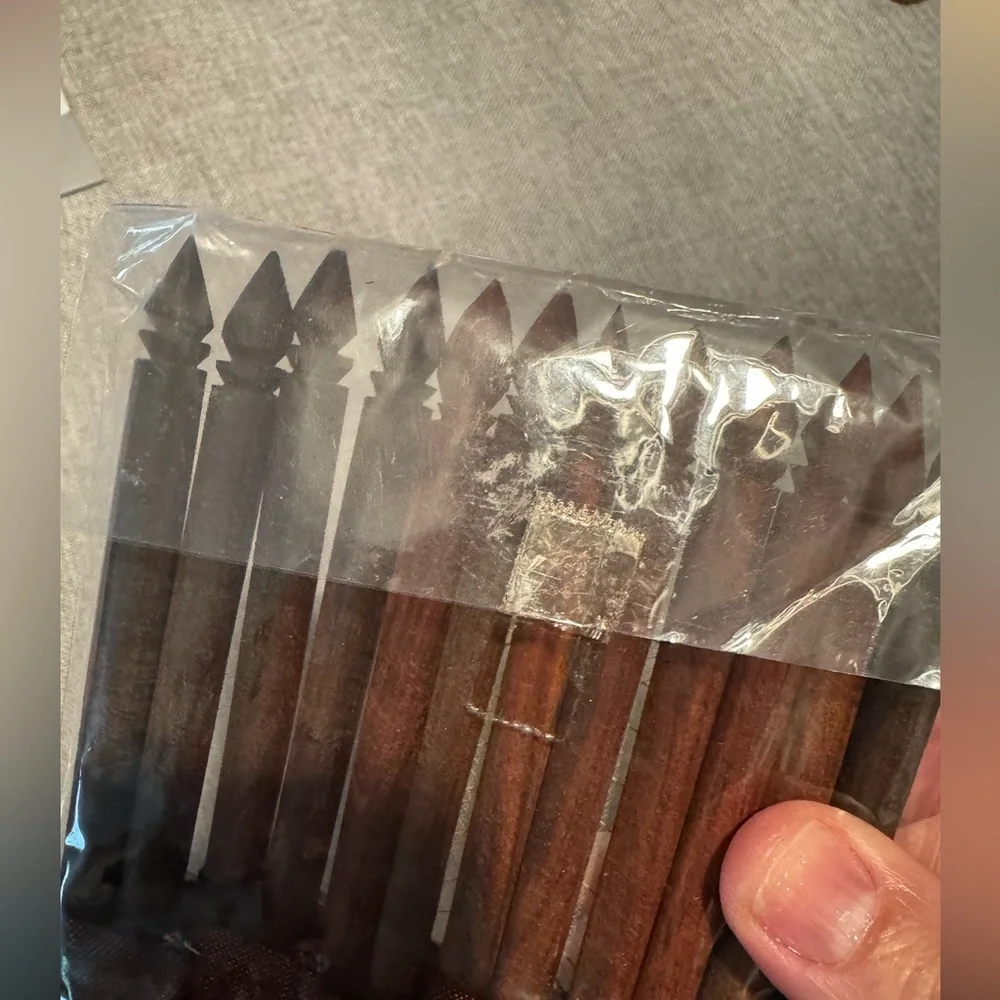 Brown Elephant Design Chopsticks Set from Thailand - Picture 3 of 5